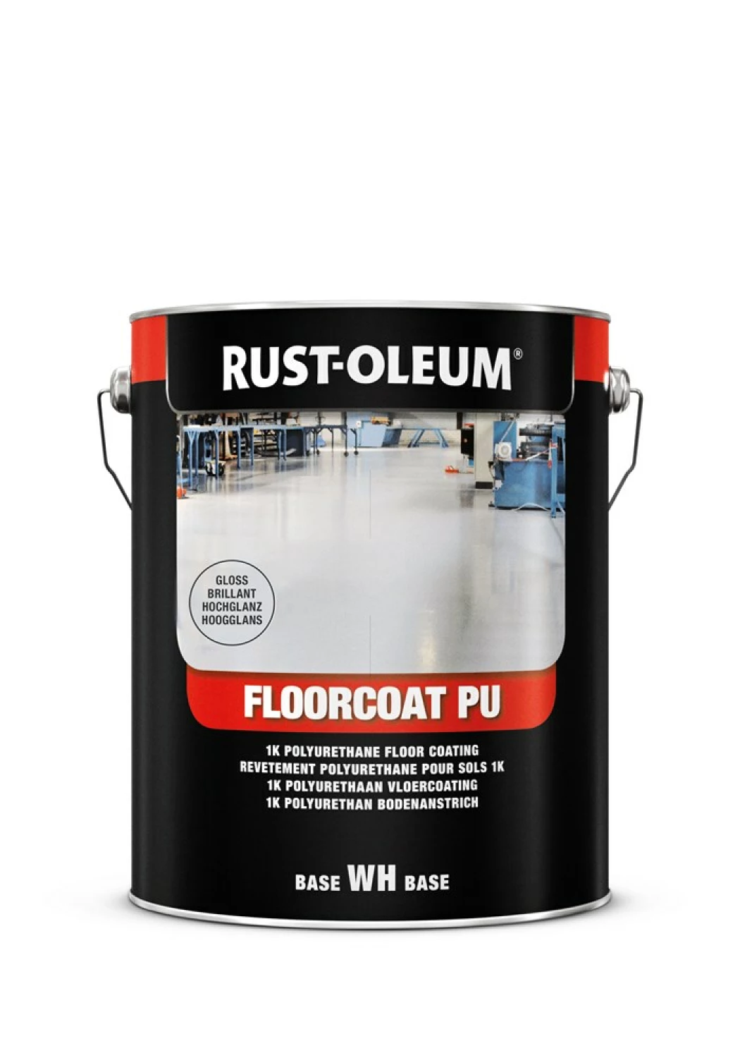 Rust-Oleum 7250 Floorcoat PU Zijdeglans - op kleur gemengd- 2,5L
