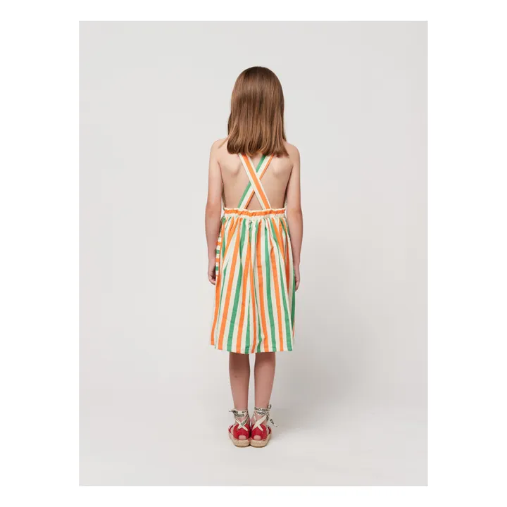 Bobo Choses Robe Rayée | Ecru