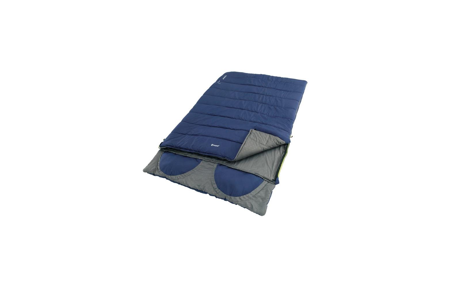 Schlafsack Contour Lux Double Polyester, Blau<br>Doppelschlafsack
