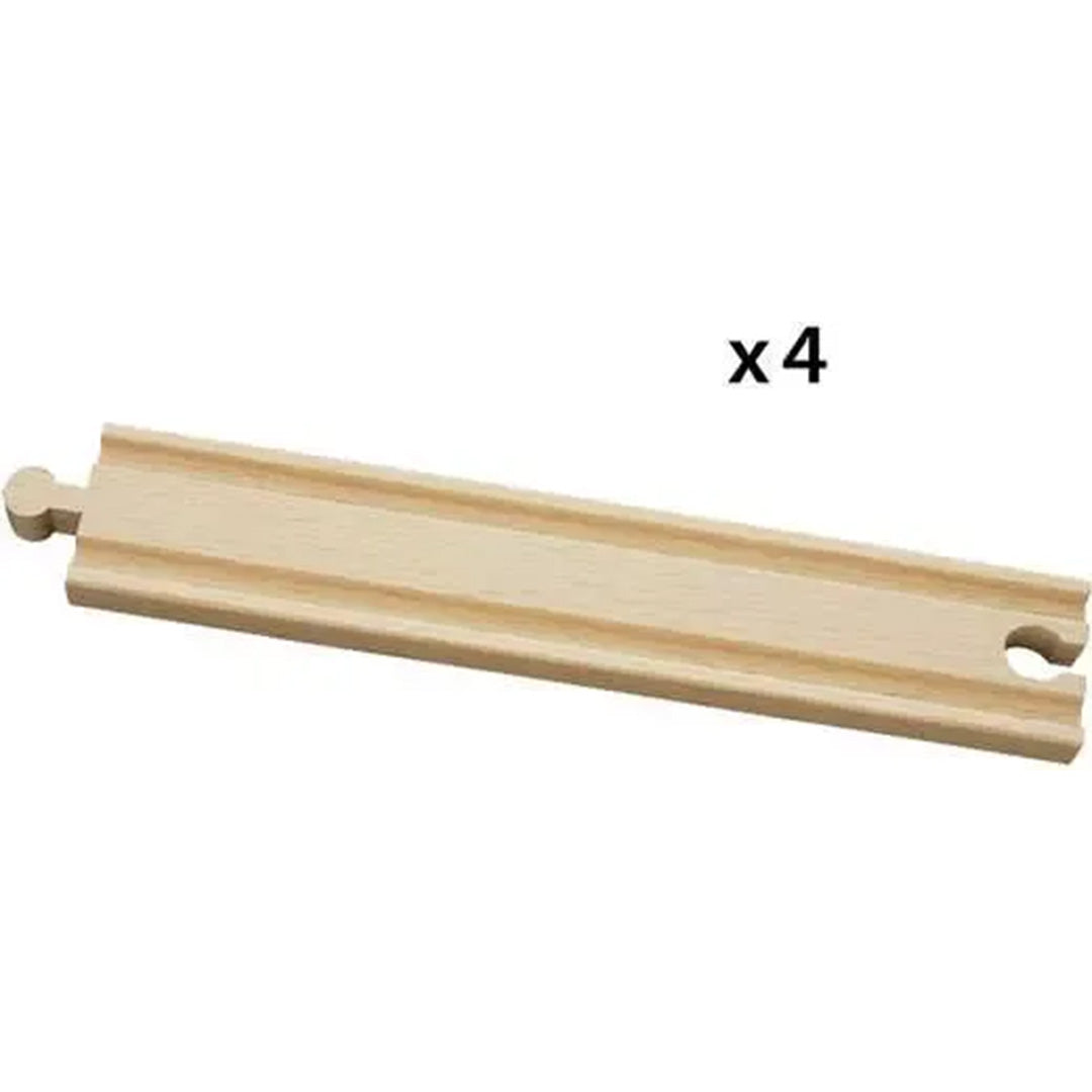 brio lange rechte rails - 4st