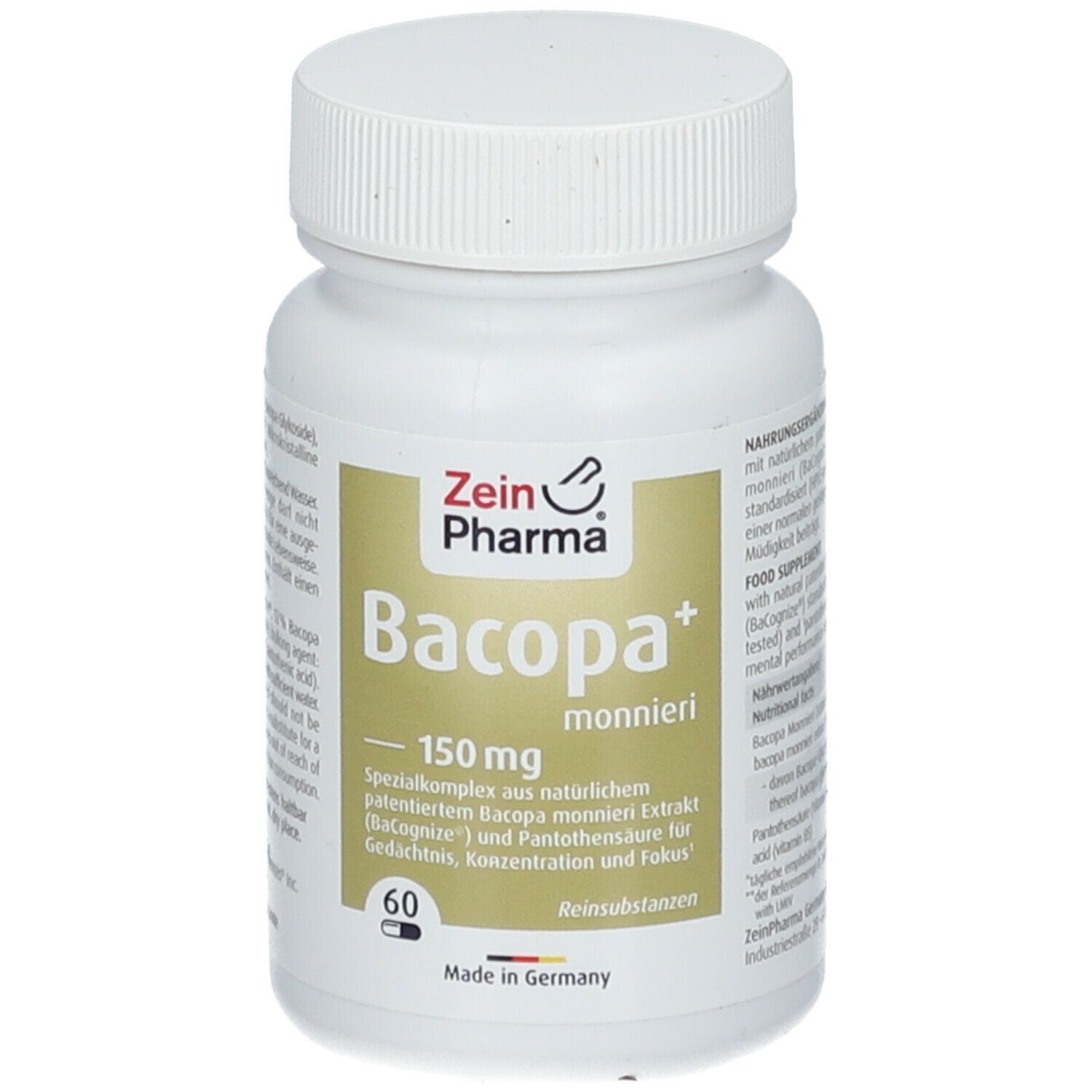 ZeinPharma® Bacopa+ monnieri 150 mg