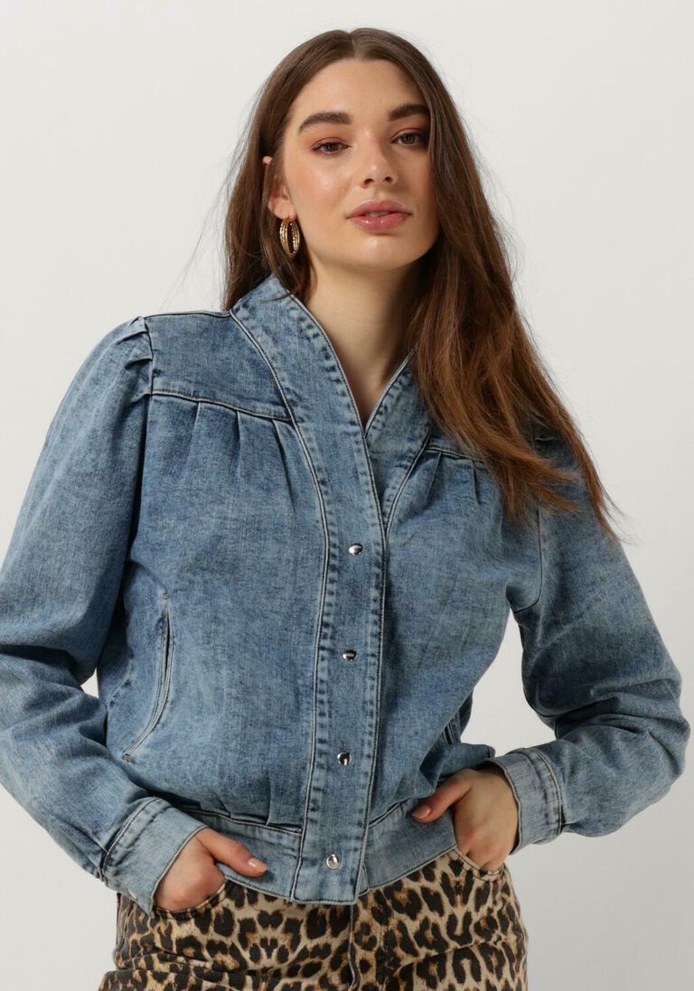 LOLLYS LAUNDRY blauwe lollys laundry spijkerjas irishll jacket ls