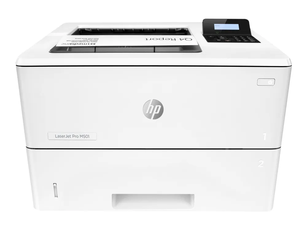 HP LaserJet Pro M501dn - Printer - S/H - Duplex - laser - A4/Legal - 4800 x 600 dpi - op til 43 spm - kapacitet: 650 ark - USB 2.0, Gigabit LAN, USB 2.0 vært