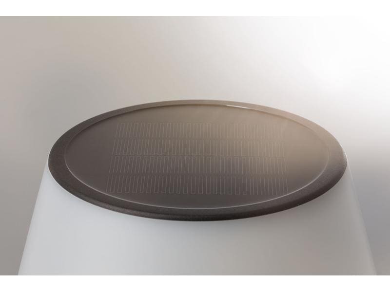 Paulmann Tischleuchte Solar Outdoor Lillesol, 3000K, Edelst Solarbetriebene Tischleuchte