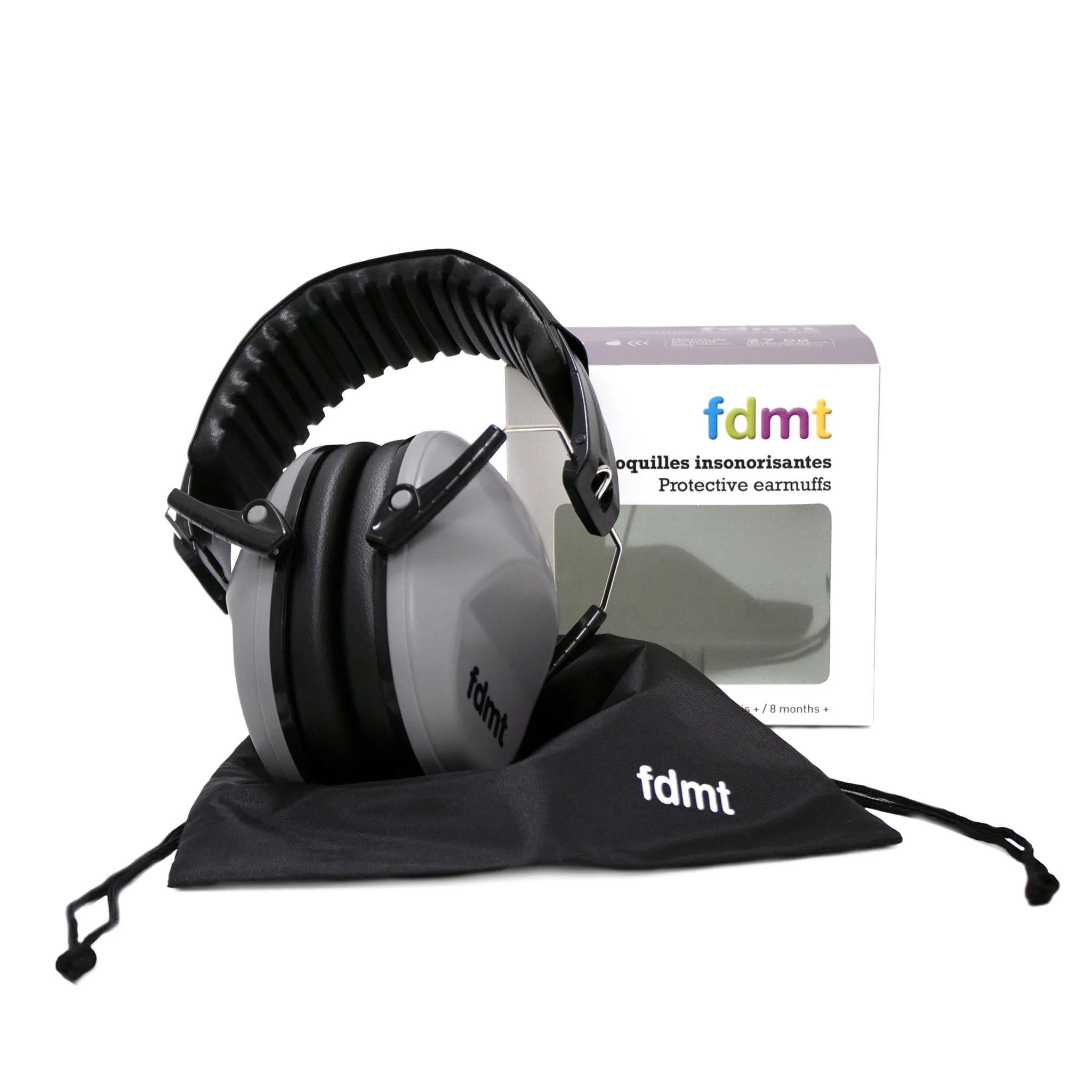fdmt Coquilles Insonorisantes pour Enfant - Gris
