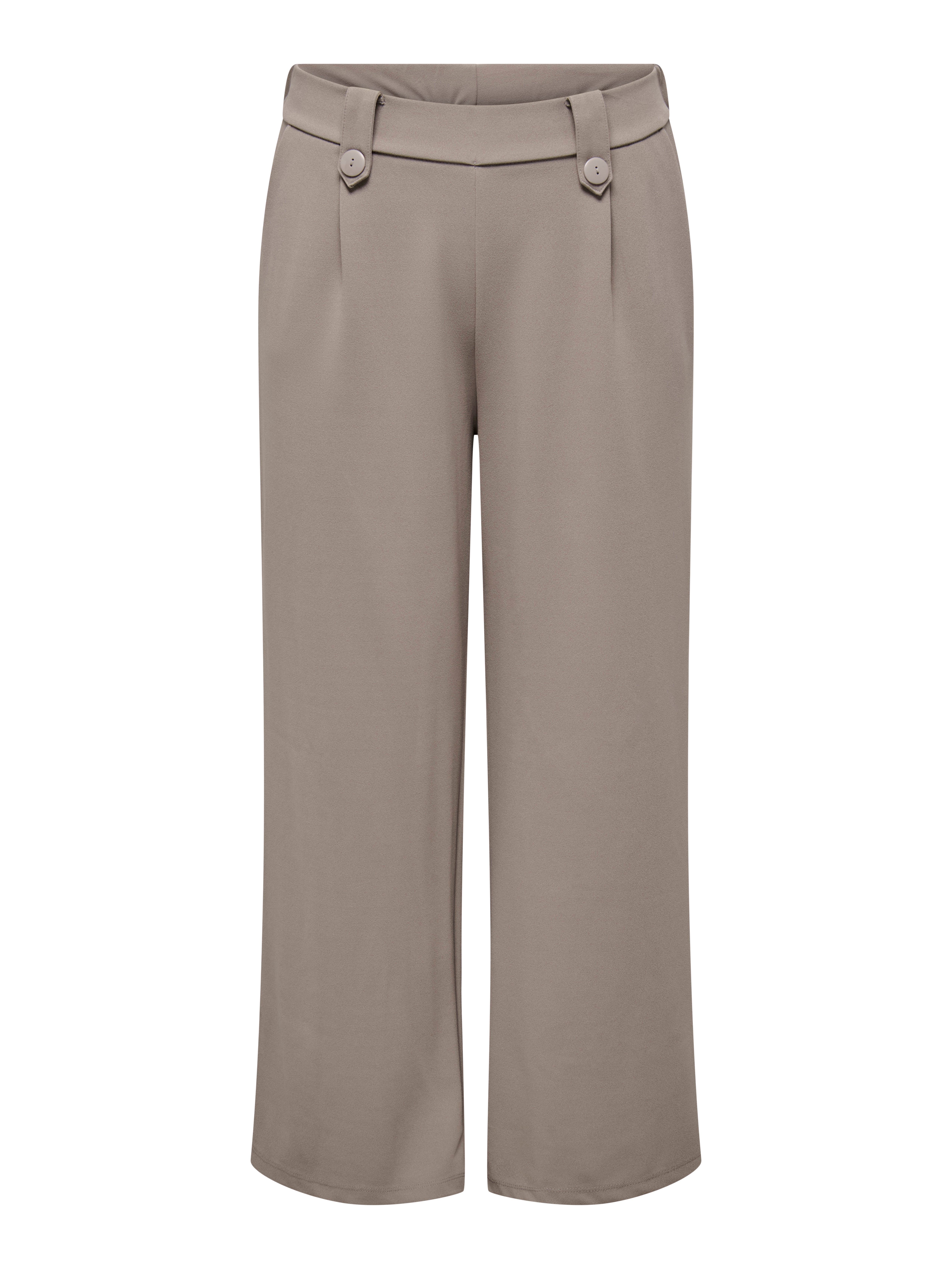 CARSANIA Normal geschnitten Hose mit weitem Beinschnitt Driftwood