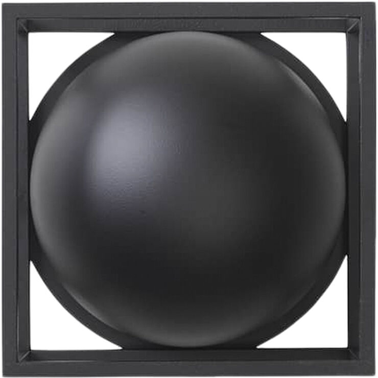 Audo Copenhagen Kubus Bowl centerpiece, Small, Blac Black