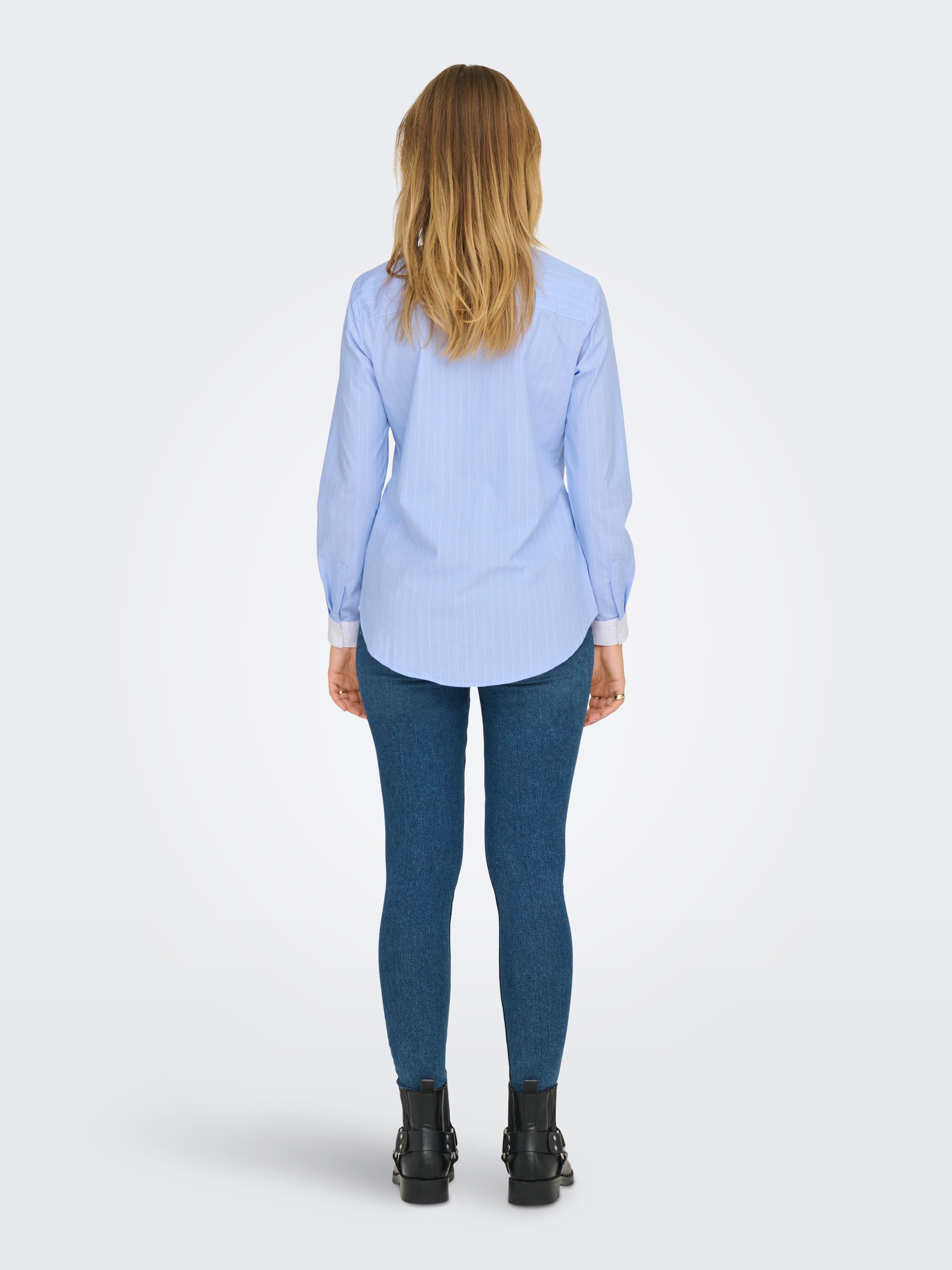 JDYMIO Hemd Cashmere Blue