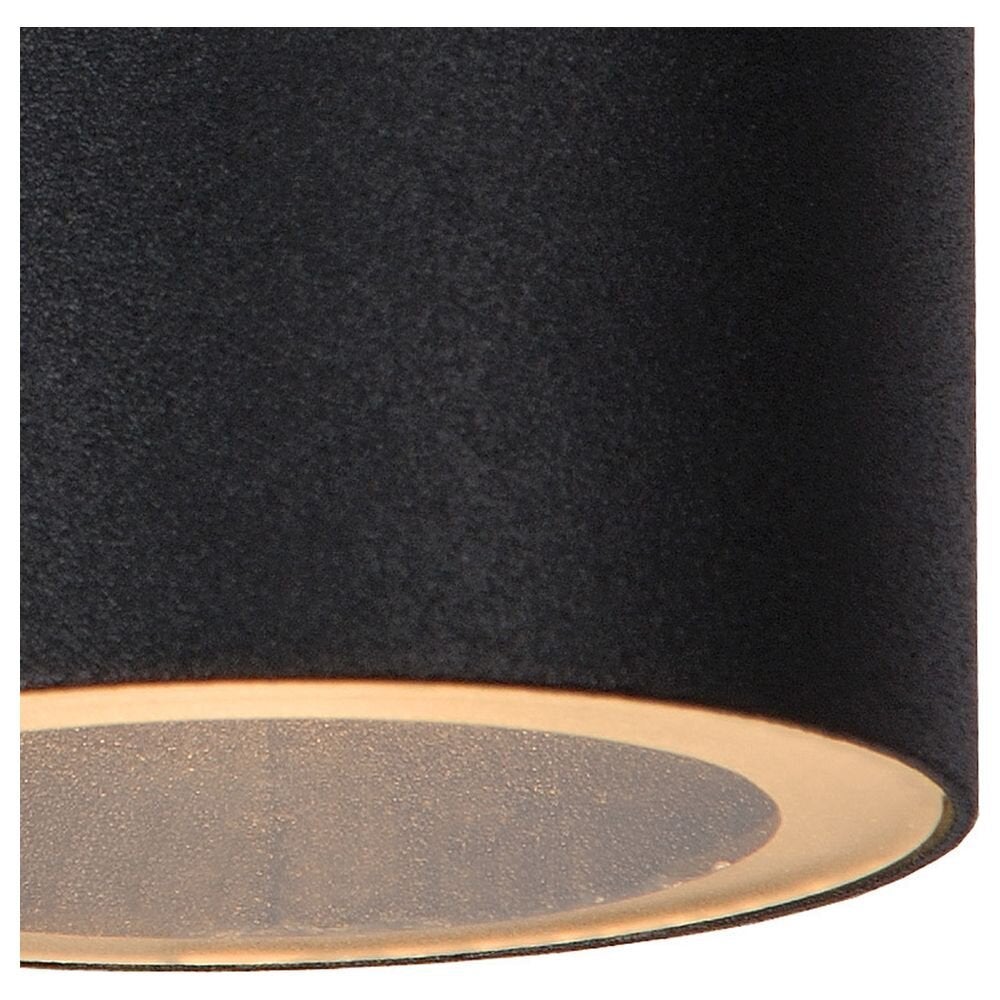 LED-wandlamp voor buiten met één lamp, Arne, zwart, GU10, 5W
