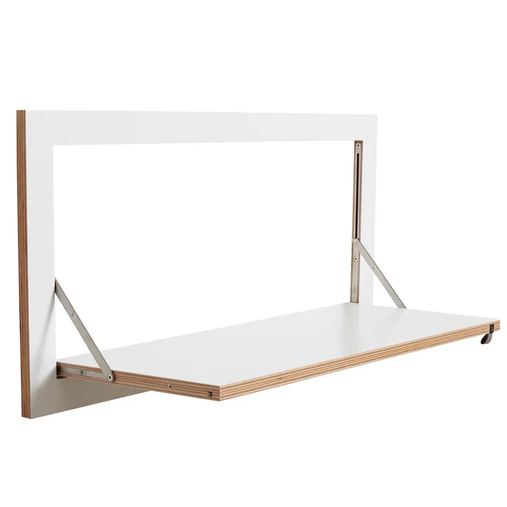 Ambivalenz - Fläpps Regal, 1 Regalboden, 80 x 40 cm, weiss