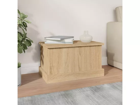 Boîte de rangement chêne sonoma 50x30x28 bois d'ingénierie