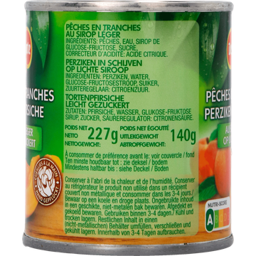 Del Monte Perziken in Schijven op Lichte Siroop 227 g