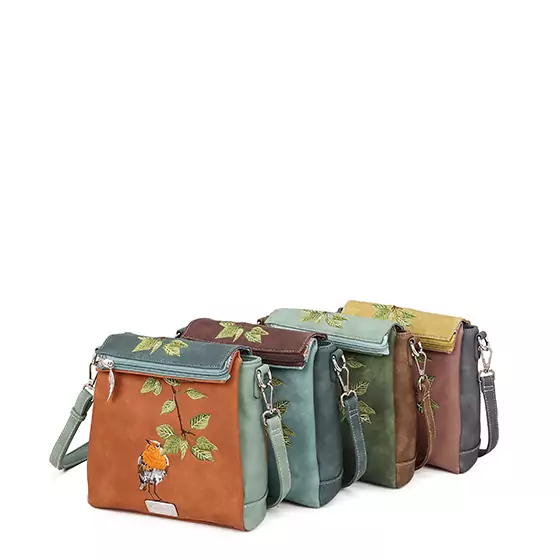 Hi-Di-Hi Tweet Shoulderbag Dark Green/ Light Green/ Dark Brown