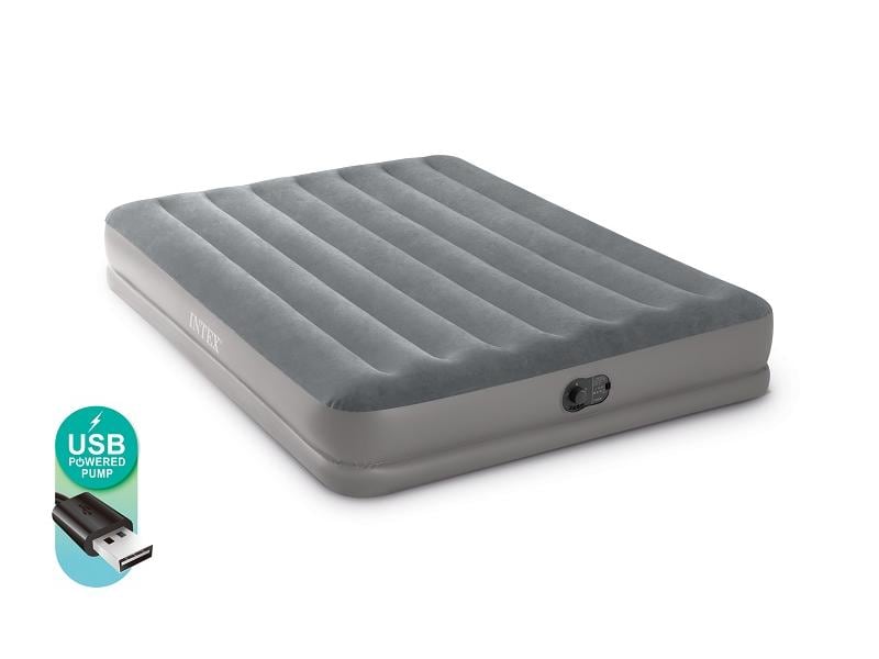 Intex Luftbett Standard Prestige Mid-Rise Queen 152 x 203 c Luftmatratze mit Fiber- Tech Technologie