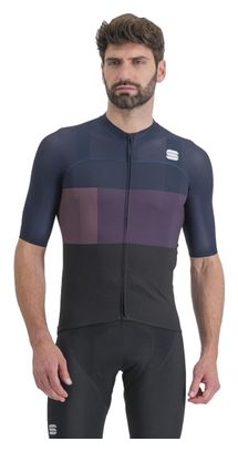 Maillot Manches Courtes Sportful Snap Bleu/Noir