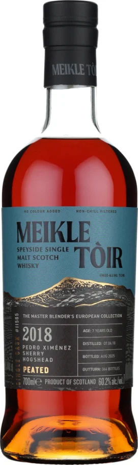 MEIKLE TOIR 7 YEARS 2018 SINGLE CASK 70CL