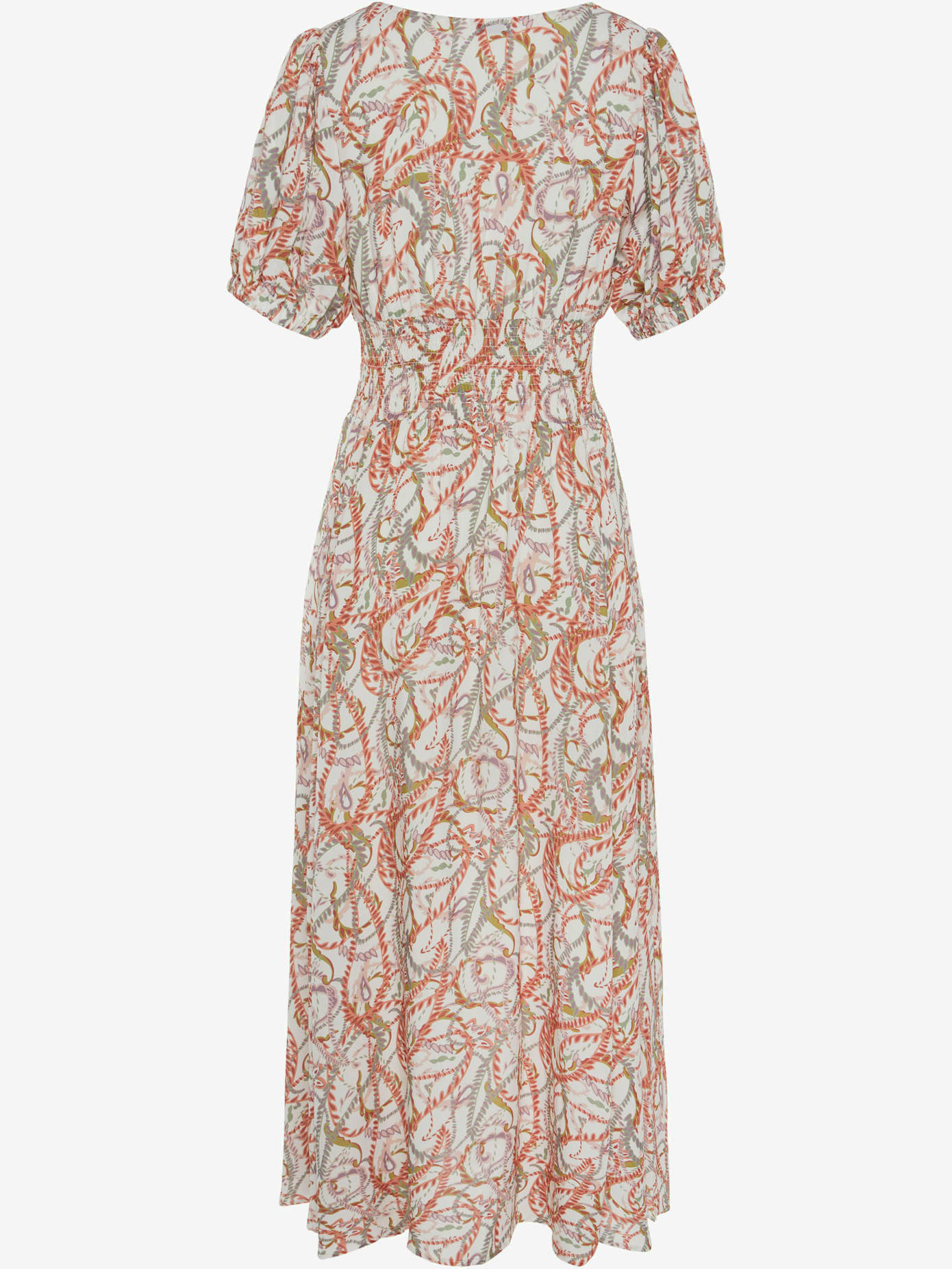 Robe longue encolure en v dégagée