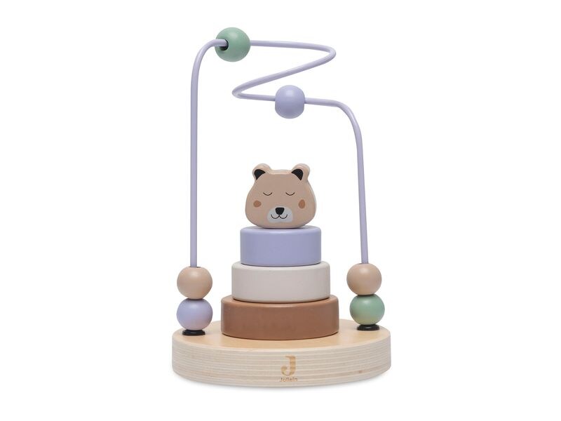 Jollein Aktivitässpirale Cheetah aus Holz Holzspirale Jungle Jumbo