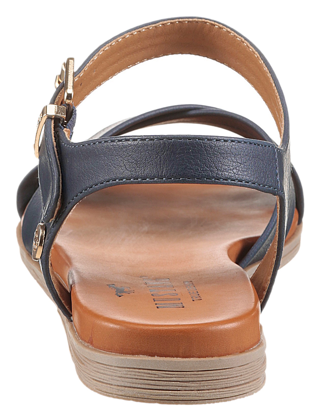 Mustang Shoes Sandale  , Sommerschuh, Sandalette, Riemchensandale, mit breiten Riemen