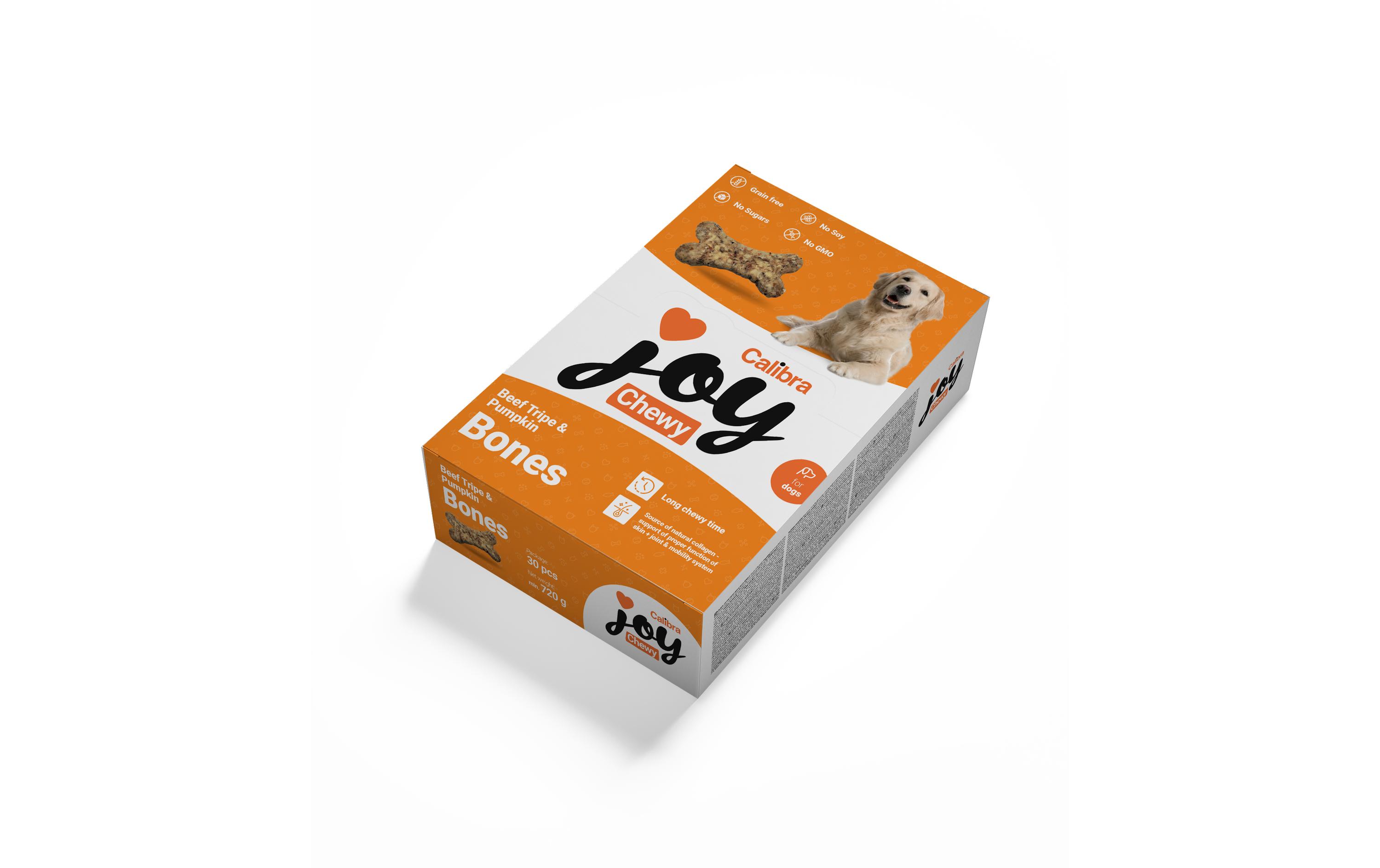 Snack Chewy Rinderkutteln und Kürbis Knochen 720 gGesunder Genuss für glückliche Hunde