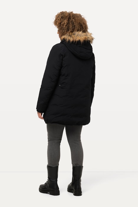 HYPRAR Baumwoll-Funktionsjacke, Kapuze, 2-Wege-Zipper