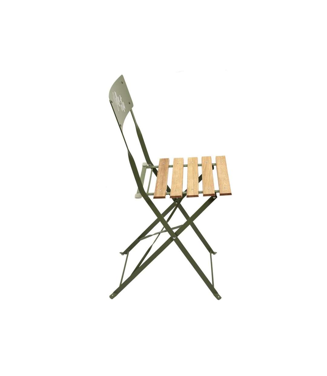 Paris Prix - Lot De 2 Chaises Pliantes bella Vita 81cm Kaki