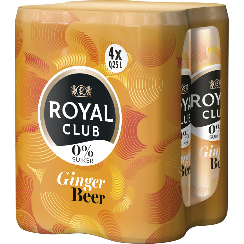 Royal Club Ginger beer 0% suiker 4-pack
