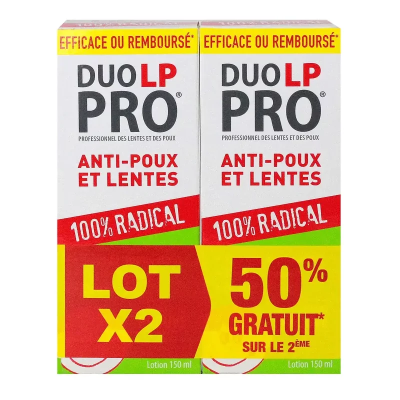 Lotion radicale lentes et poux - Duo LP-Pro - 2 x 150ml