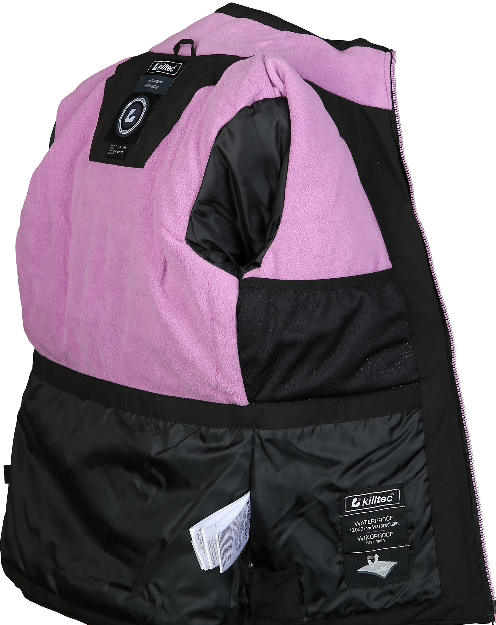 Funktionsjacke KOW 169 GRLS in schwarz