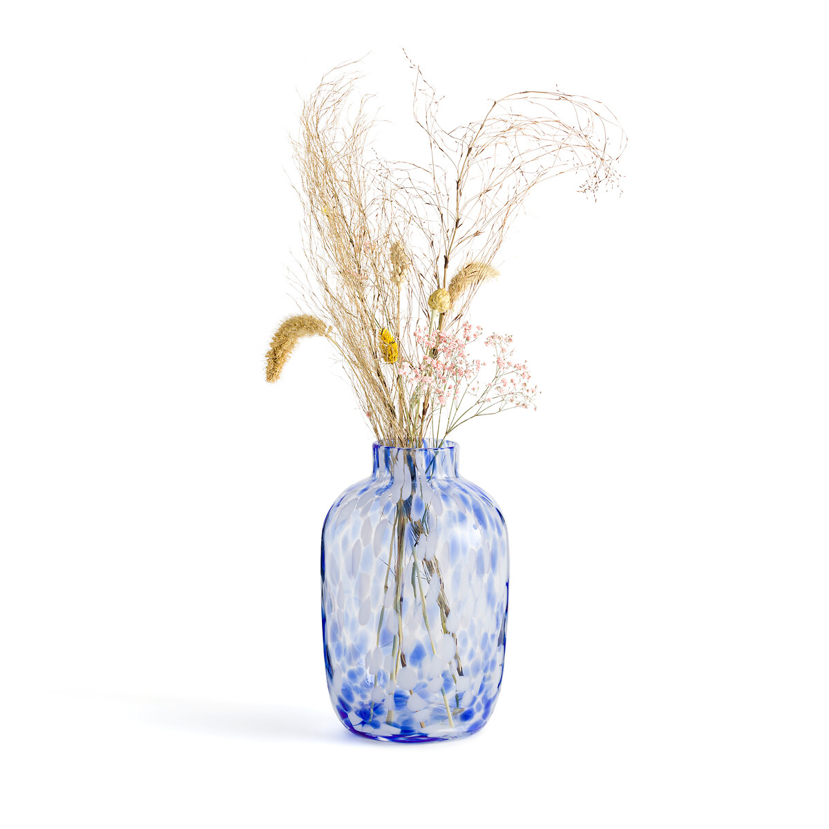 LA REDOUTE INTERIEURS<br>Vaso de vidro salpicado Alt.25 cm Giori