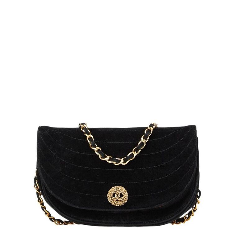 Chanel Vintage Chanel Shoulder Bag Black