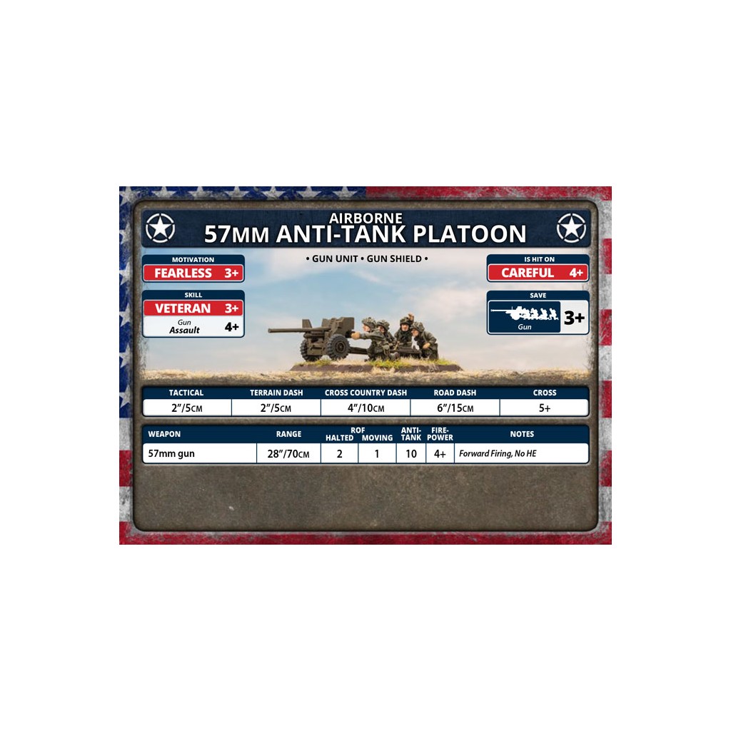 Flames of War - Parachute 57mm Anti-tank Platoon