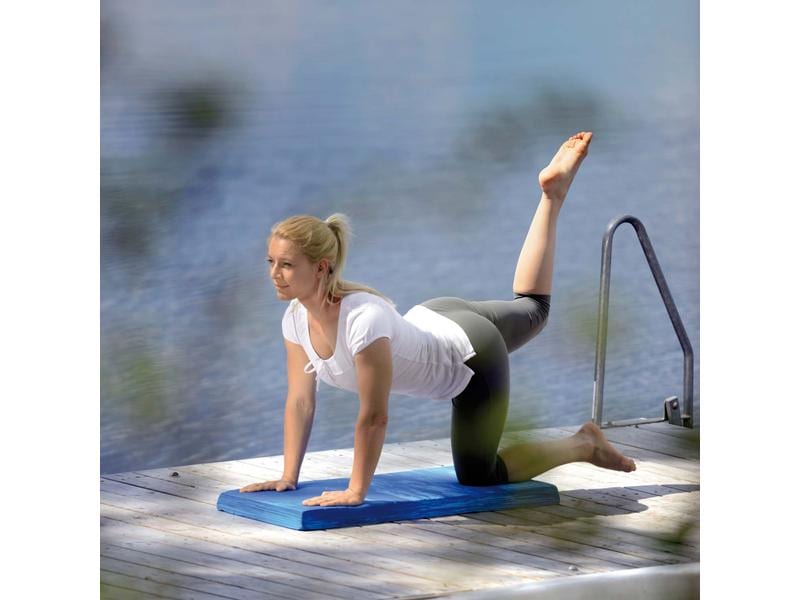 SISSEL Balancefit Pad large blau marmoriert Balancetraining