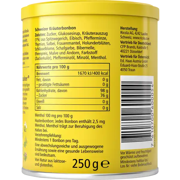 Kräuterzucker Bonbons 250g