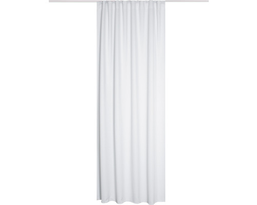 Gordijn met universele tape Zwartwit 135 x 245 cm brandvertragend