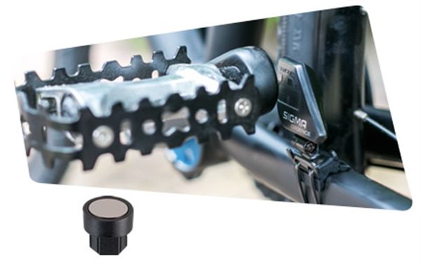 Computer Trittfrequenz Magnet  schwarz