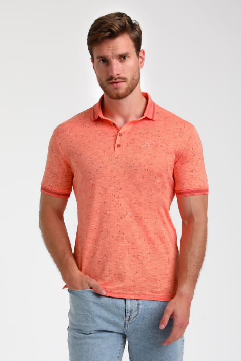 Gabbiano oranje heren polo