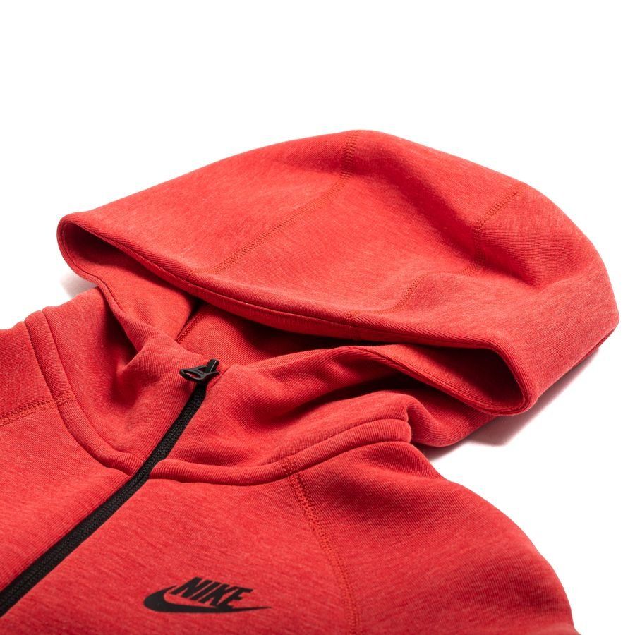 Nike Sweat à Capuche NSW Tech Fleece 24 - Rouge/Noir Enfant