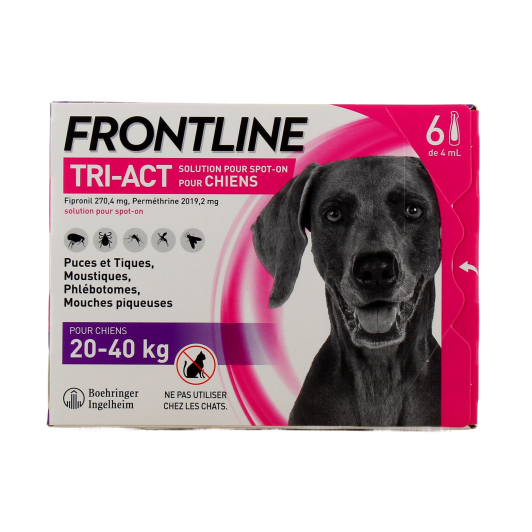 Frontline Tri-Act Pipettes pour chien