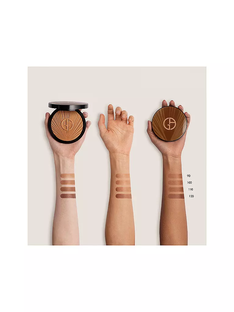 GIORGIO ARMANI COSMETICS Luminous Silk Glow Bronzer (100 Sunkissed Sand) hellbraun