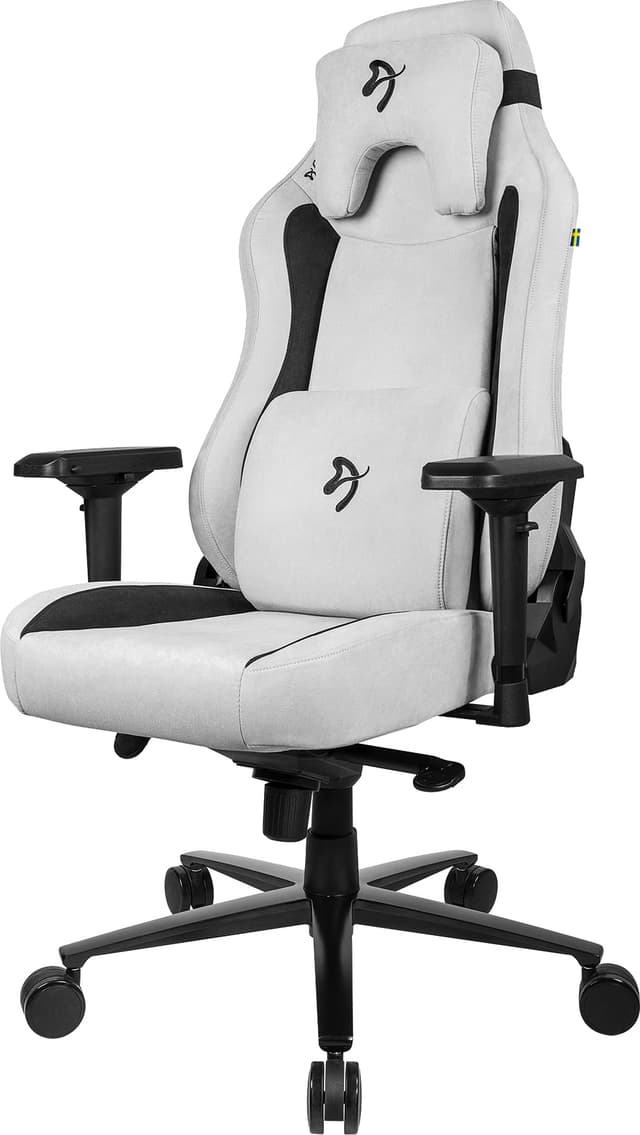 Arozzi Vernazza Supersoft gaming stol (light grey)