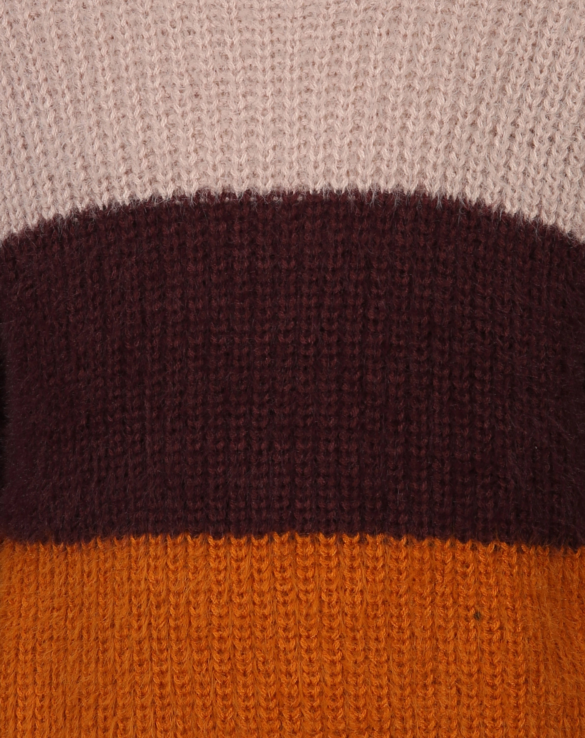 Strick-Pullover MULTI mit Rollkragen in violet ice