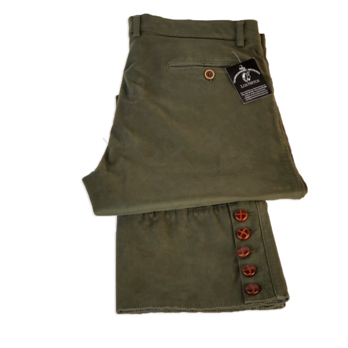 Calças Montero Clássicas (Adulto) | Verde | Equipamento para Cavalos | Selaria Los Nietos | Tradição Artesanal