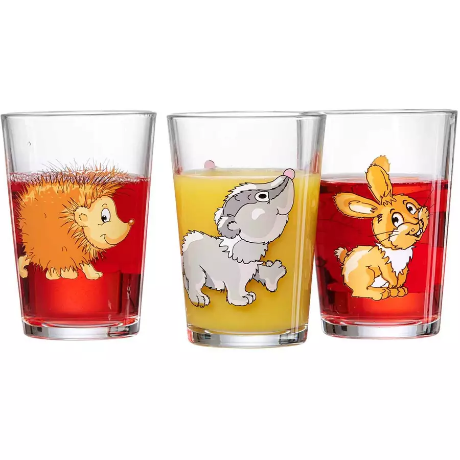 Ritzenhoff & Breker GmbH & Co. KG Kindergläser MonsterDschungelWald 205 ml 9er Set bunt