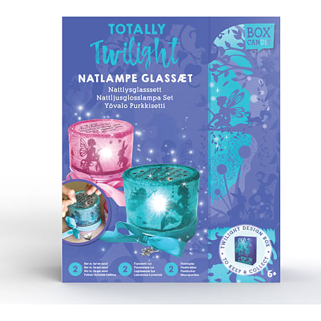Box Candiy Twilight natlampe glassæt
