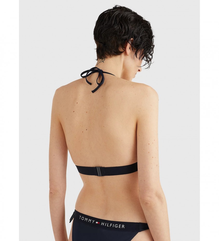 Top de biquíni acolchoado Tommy Hilfiger Marine