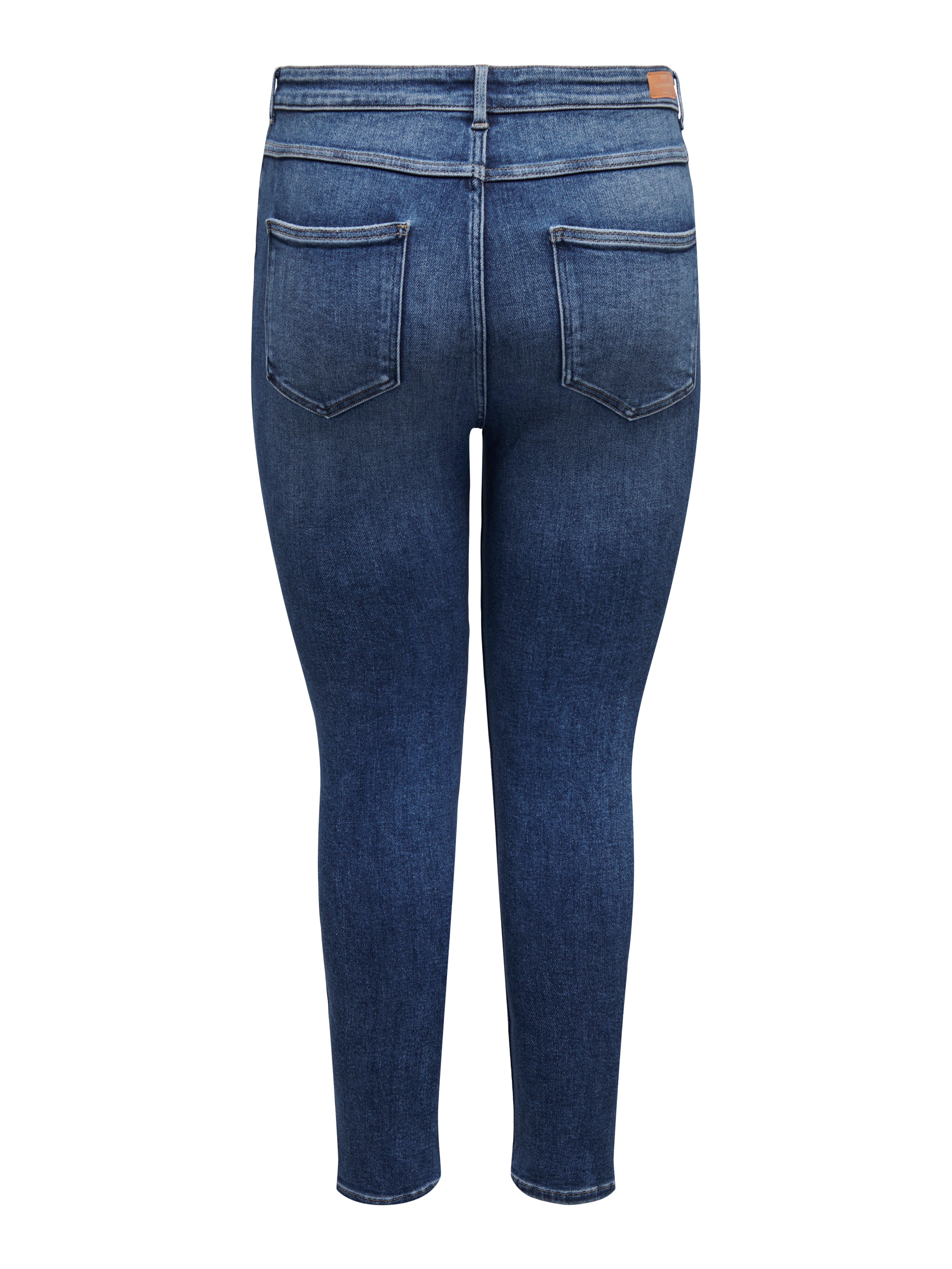 CARMILA Hohe Taille Skinny Fit Jeans Medium Blue Denim
