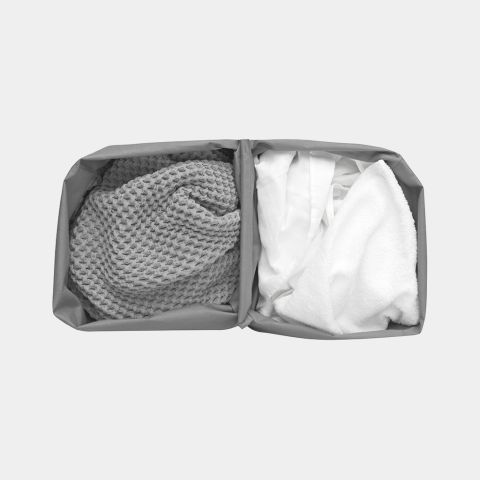 Waszak voor Bo Wasbox 2 x 45 liter - Grey