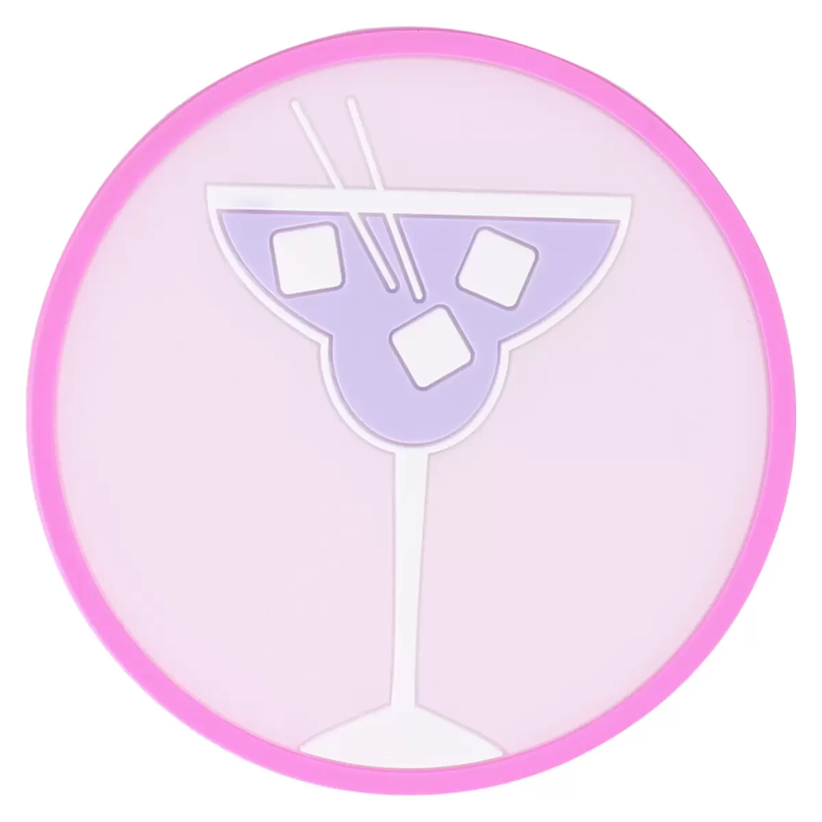 Untersetzer Cocktail blau,grün,orange,rosa,rot
