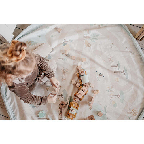 play&go speelkleed en opbergzak noomad - jungle